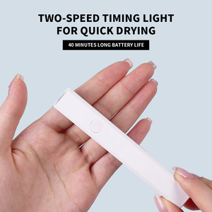 Lampe à ongles UV LED mini portable, rechargeable par USB, lumière de durcissement du vernis gel, logo personnalisé pour salon - Product Image 4