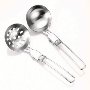 Usa Mairun823 304 Stainless Steel Eco-Friendly <b>6</b>-Piece Portable Cooking Tool Set Outdoor Camping Picnics Stir Frying Spatula Pot - Product Image 2
