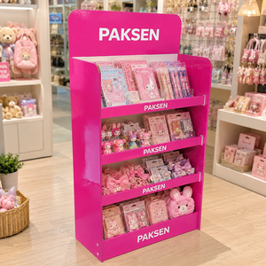 Expositor de cartón corrugado con gancho de 4 lados para accesorios digitales 3C, impresión CMYK, fácil instalación para supermercados y tiendas minoristas - Product Image 3