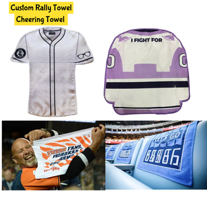 100% Mikro faser Rallye Handtuch 11*18 Zoll, schrecklich Handtuch, bedruckte Salon Handtücher - Product Image 2