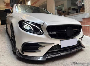 Kits de carrocerí<span class=keywords><strong>a</strong></span> de alerón de parachoques delantero de fibra de carbono para Benz Clase <span class=keywords><strong>E</strong></span> W213 E200 E300 E400 AMG Sport 2017 + estilo de coche FRP - Product Image 3