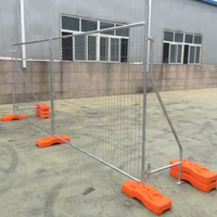 Bloque de hormigón de valla temporal de malla de molde de poste galvanizado de tela de sombra de bajo precio