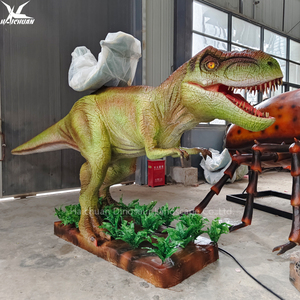 Dinosaurio Animatrónico <span class=keywords><strong>T</strong></span>-<span class=keywords><strong>Rex</strong></span> de Gran Tamaño para Interiores, Robot Interactivo con Cola y Boca Móviles, Decoración para Centros Comerciales - Product Image 5