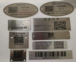 Laser Gegraveerde Barcode Label Geanodiseerd Geanodiseerd Aluminium Inventaris Serienummers Tracking Id Asset Tags Voor Apparatuur - Product Image 2