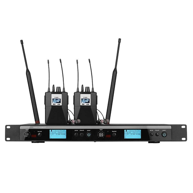 566-590MHz New Model Professional Stage Performance Wireless Iem In-ear Monitor System Stereo in Ear Monitor System