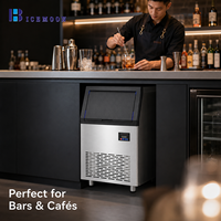 Machine à glaçons commerciale haute productivité 36kg 56kg/24h pour restaurants et salons de thé, compatible OEM ODM