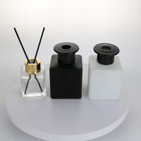 Diffuseur d'air en verre noir avec glands Aroma Hotel Diffuseur de parfum d'huile essentielle sans feu pour usage domestique et cadeau