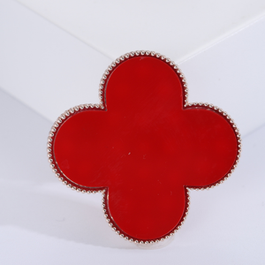 Wholesale New Clover <strong>Brooch</strong> Simple Women's Coat Suit <strong>Brooch</strong> Clothing Chest Flower Lucky Clover Badge Party Banquet Jewelry - Product Image 4