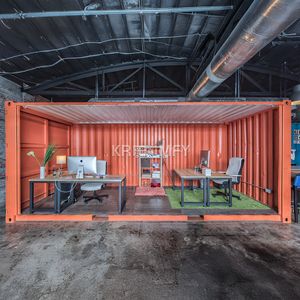 บ้านสำเร็จรูปแบบตู้คอนเทนเนอร์ขนาด 40 ฟุต สำหรับอยู่อาศัยและสำนักงาน - Product Image 1