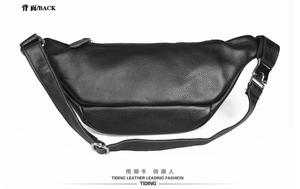 Geauditeerde Fabriek Op Maat Gemaakte Heuptasje Riem Borsttas Heren Heuptasje Lederen Heuptas - Product Image 4