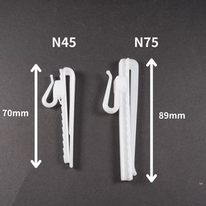 Crochets réglables de bande de rideau en plastique de PE pour l'usage de maison et d'hôtel de baptême de barre mitzvah de mariage - Product Image 4