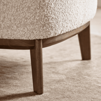 Canapé d'angle moderne modulable et incurvé en velours Boucle blanche Canapé simple moderne de luxe Fauteuil de salon
