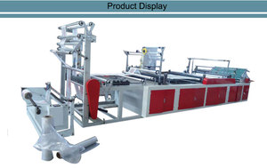 Máy Đùn Nhựa Túi Áo Thun Hai Dây Tự Động Máy Làm Cỏ Ancianos Động Cơ Servo 330Mm - Product Image 4