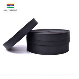 Black Web Flat Strap 1&quot; Inch W 2CM Wide 38mm Polypropylene PP <strong>Webbing</strong> For Bags - Product Image 5