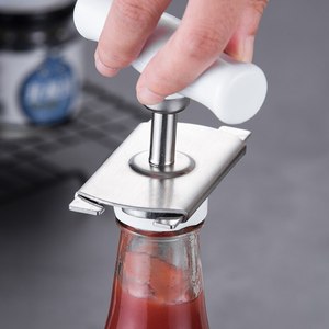 Outils de cuisine multifonctionnels en acier inoxydable, ouvre-bouteilles manuel rotatif réglable pour la maison, ouvre-bouteilles et décapsuleurs économiseurs d'effort - Product Image 3