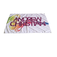 Drapeau national tendance 3x5 pieds, bannière en polyester unie aux couleurs vives, mât en aluminium, écologique, pliable et portable