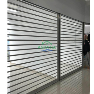 Volets roulants en aluminium, polycarbonate, plastique PC, transparents, clairs, en cristal, pour <span class=keywords><strong>magasin</strong></span> commercial - Product Image 2