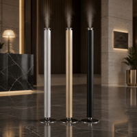 Diffuseur d'arômes vertical en alliage d'aluminium 100 ml, machine à parfum sans eau pour huiles essentielles, contrôle intelligent par application, batterie, garantie 1 an