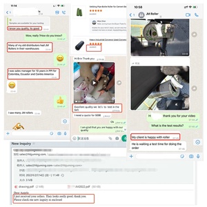 Tác Động Con Lăn <span class=keywords><strong>CEMA</strong></span> Tiêu Chuẩn Cao Su Nhẫn Tráng Băng Tải Con Lăn Troughing Làm Biếng - Product Image 5