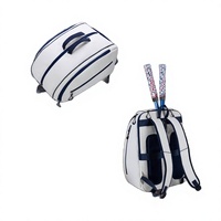 Sac à dos de pickleball grande capacité, imperméable, avec compartiment à chaussures