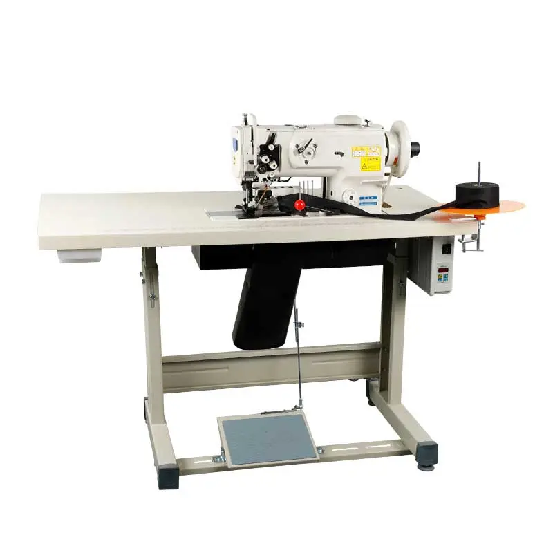 Minimáquina DE COSER eléctrica Industrial, máquina de coser de borde de cinta de edredón
