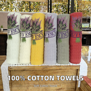 Essuie-tout de cuisine 100% coton naturel tissé à carreaux, écologique, séchage rapide, multi-usages, très doux, très absorbant - Product Image 2