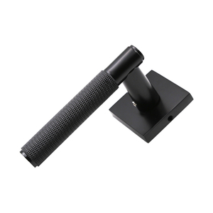 Maniglia Moderna per Porta Interna in Alluminio <span class=keywords><strong>con</strong></span> Serratura di Sicurezza, Finitura Nera Opaca, Prezzo Competitivo - Product Image 5