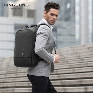 Mochila Kingsons para Portátil de Negocios, Bolsa para Computadora con Asa Suave y Puerto USB para <span class=keywords><strong>Viajes</strong></span> de Negocios - Product Image 5
