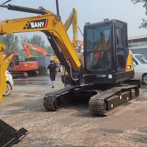 Excelente Excavadora Sany60 Usada, Modelo 2022, Maquinaria Pesada para Construcción con Motor, Bomba de Engranajes, Pocas Horas de Uso, en Venta - Product Image 1