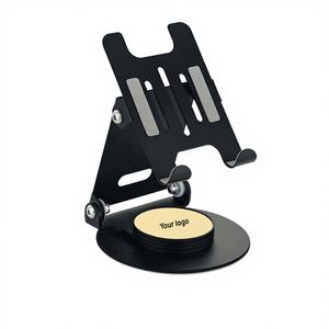 Promotional Gift <b>Set</b> Metal iPad Stand Foldable Flexible for Home/<b>Bed</b> Use 360-Degree Rotation Custom Logo Option Luxury Executive - Product Image 1