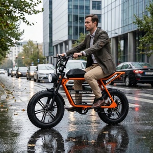 Bicicleta Eléctrica Todoterreno Resistente con Neumáticos Anchos Antideslizantes, Bicicleta Eléctrica Robusta para Explorar <span class=keywords><strong>Dunas</strong></span> de Arena - Product Image 4