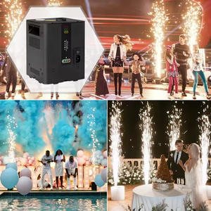 Machine à étincelles froides mini <span class=keywords><strong>LED</strong></span> rechargeable avec télécommande, équipement DJ, effet lumineux DMX pour scène, mariage, événement, fête - Product Image 6