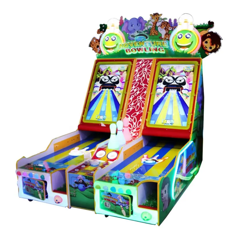 Fabriek Directe Verkoop Arcade Muntautomaat Video Bowling Machine Adventure Bowling Games Ticket Loterij Machine