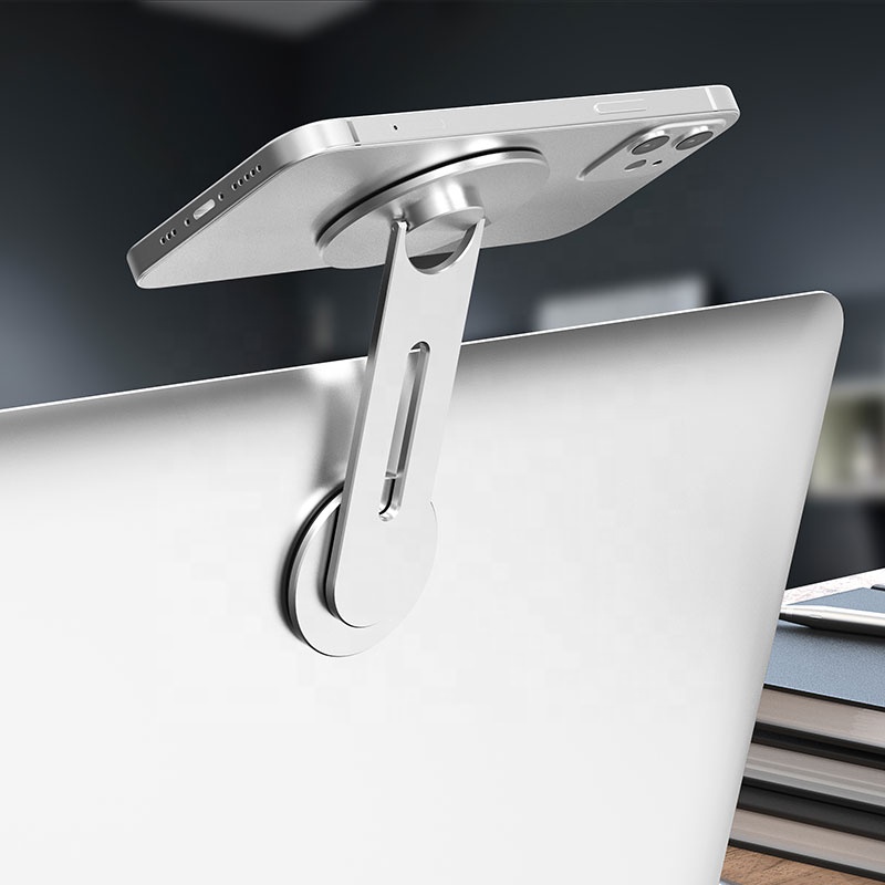 Новый держатель для мобильного телефона из алюминиевого сплава для Mac, держатель для мобильного телефона Tesla, магнитный держатель на присоске