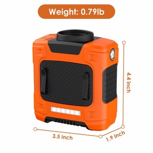 Waist Fan,Clip-on Fan,Portable Cooling Fan with 10000mAh Battery 24H <b>Working</b> Time,<b>LED</b> SOS <b>Light</b>-3 Speeds,for Jobsite,Shirt Fan - Product Image 6