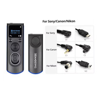 SIDANDE Télécommande d'obturateur sans fil RST7600 Télécommande d'intervalomètre pour Canon Nikon Sony Version sans fil pour Canon C2