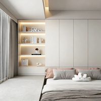 Unité Tatami Contemporaine Personnalisée, Lignes Simples et Épurées, Grande Capacité de Rangement, Panneau Écologique Sûr