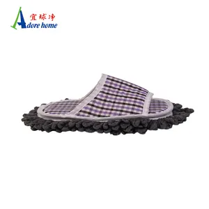 Pantufa de limpeza personalizada, chinelos de limpeza de piso de microfibra com tamanho personalizado, para mulheres, 2022