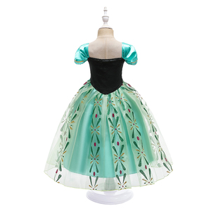 Costume de fête d'Halloween et de Noël pour filles MS Pretty Girls, robe de princesse Anna pour enfants - Product Image 2