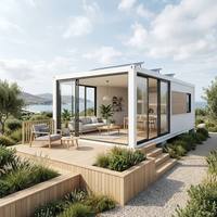 Maison mobile de luxe extensible - Style capsule extérieure, installation rapide et design détachable, salon ciel étoilé