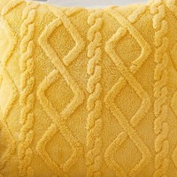 Coussins décoratifs géométriques en tissu jacquard moderne et simple, super doux, à carreaux, pour le salon
