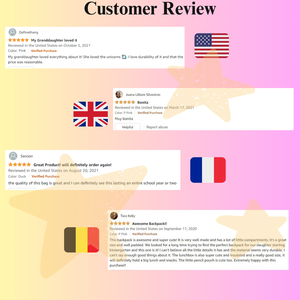 Sac à dos <span class=keywords><strong>Cole</strong></span> Sac à dos étanche pour filles Design ergonomique haute capacité avec rayures réfléchissantes et motif de dessin animé mignon - Product Image 3