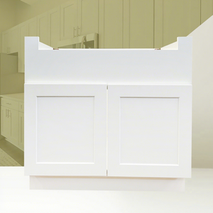 Gabinete de cocina con coctelera blanca FSB36 estándar listo para enviar 36 "W x 34,5" H x 24 "D delantal gabinete de base de fregadero para Cocina Americana - Product Image 1