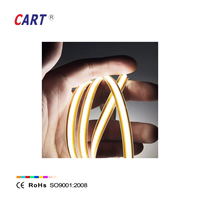 Bande LED COB Mini 8mm 24V 528 puces/m Triple Rangée Coupe Libre Flexible Lumière Linéaire CCT Personnalisable Blanc Rouge Vert Bleu UL