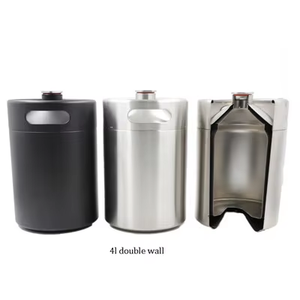 Bán Buôn Biểu Tượng Tùy Chỉnh Bia Growler 64Oz 128Oz 5L Đôi Tường Chân Không Cách Nhiệt Thép Không Gỉ Keg Cho Home & Sử Dụng Thương Mại - Product Image 5