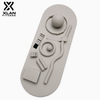 Ensemble de fitness XLAN Yoga Pilates : Tapis de yoga, haltères en silicone et acier, anneau de musculation, barre d'haltères – Usage commercial unisexe
