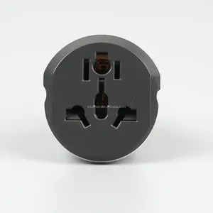 Adaptador de enchufe universal, convertidor de enchufe de viaje de 2 pines, 3 pines, 220v, 110v, 13A, internacional, EE. UU., Reino Unido, bs, Europa, británico