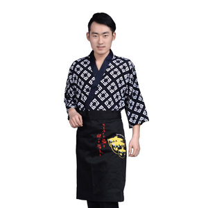 Giacca da cameriere giapponese traspirante per ristorante, hotel, pizzeria, cucina, camicia da donna, uniforme da chef unisex - Product Image 2