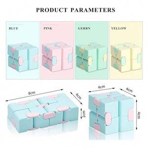 Mini Cubo Antiestrés de Titanio de Bolsillo, Juguete Mágico para Viajes, Alivio del Estrés, Herramientas Sensoriales con Muestra Gratuita - Product Image 4