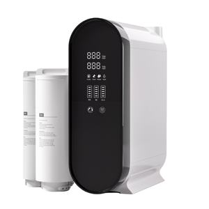 Sistema de filtro de agua Inversa de ósmosis eléctrica para uso doméstico y hotelero, purificador RO autolimpiante con fuente de alimentación manual - Product Image 1